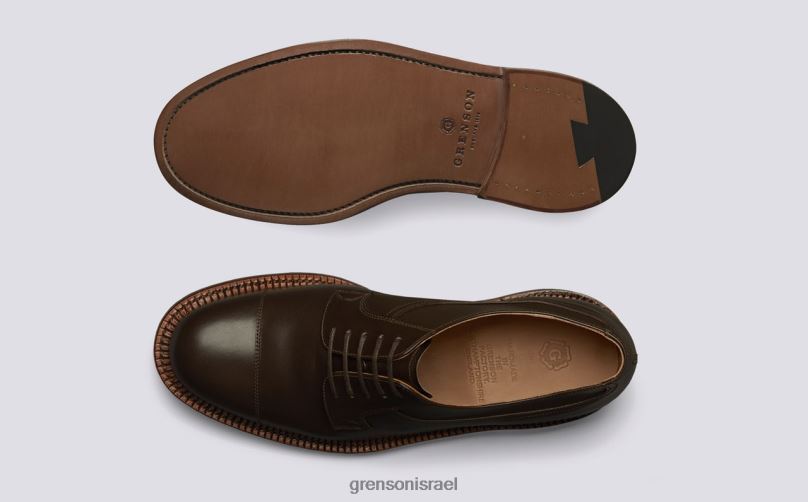 גברים אספרסו נעל 10 Grenson J4F4Z166 נעלי דרבי