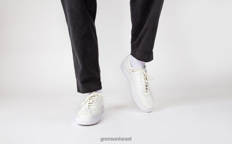 גברים לבן נעלי ספורט 1 Grenson J4F4Z177 נעלי ספורט