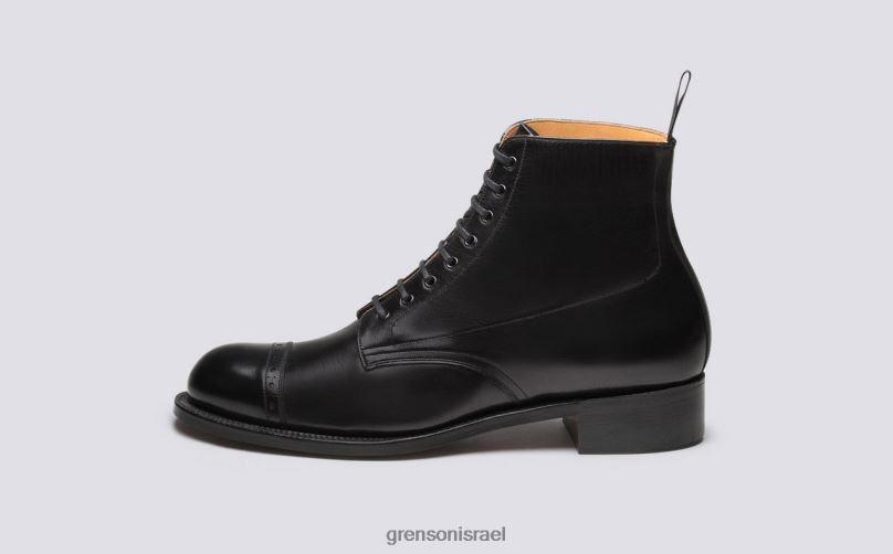 גברים שָׁחוֹר נעל 1 Grenson J4F4Z37 מגפיים