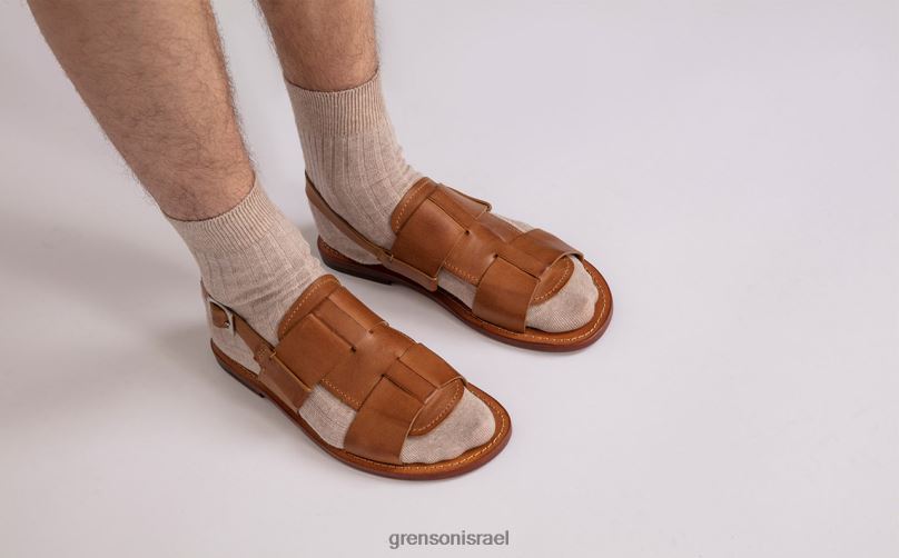 גברים ג'ינג'ר מבריק ווילי 3 Grenson J4F4Z226 סנדלים