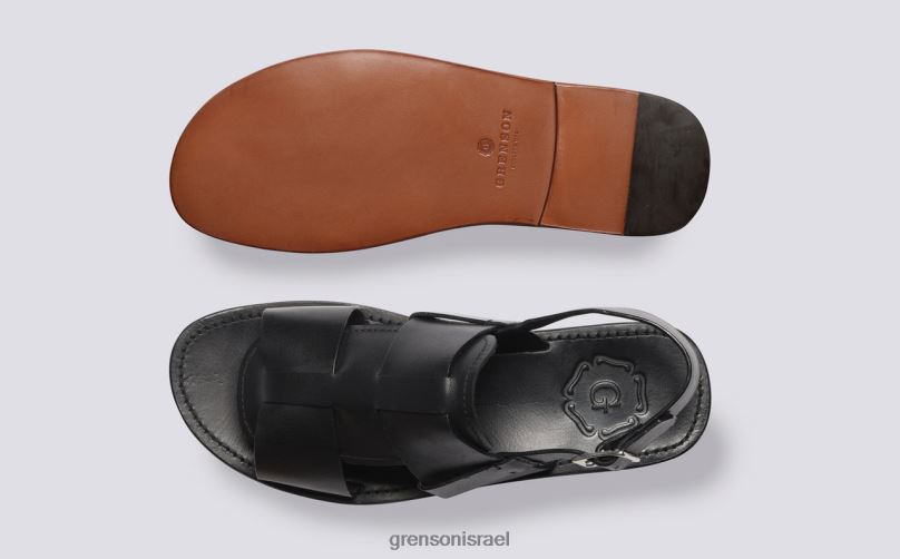 גברים שָׁחוֹר ווילי 3 Grenson J4F4Z228 סנדלים