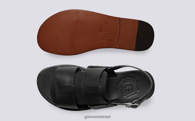 נשים שָׁחוֹר וילה 3 Grenson J4F4Z388 סנדלים