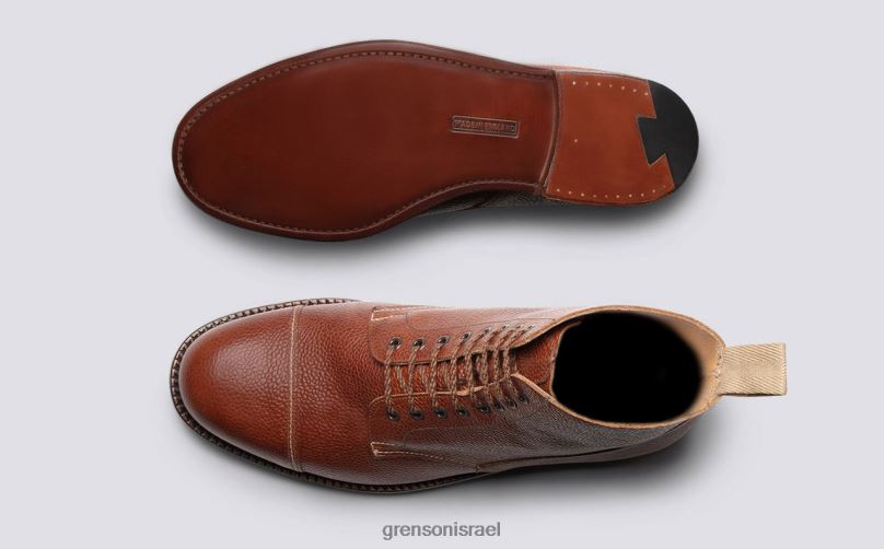 גברים קוניאק נעל 3 Grenson J4F4Z38 מגפיים