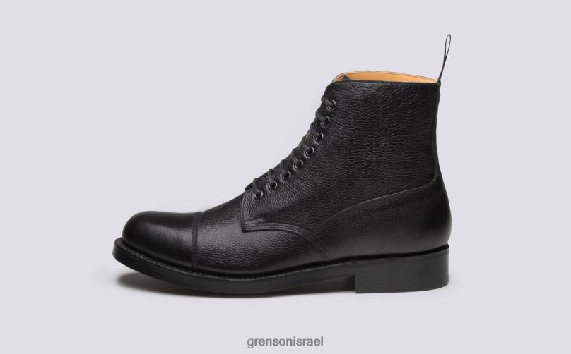 גברים שָׁחוֹר נעל 3 Grenson J4F4Z39 מגפיים