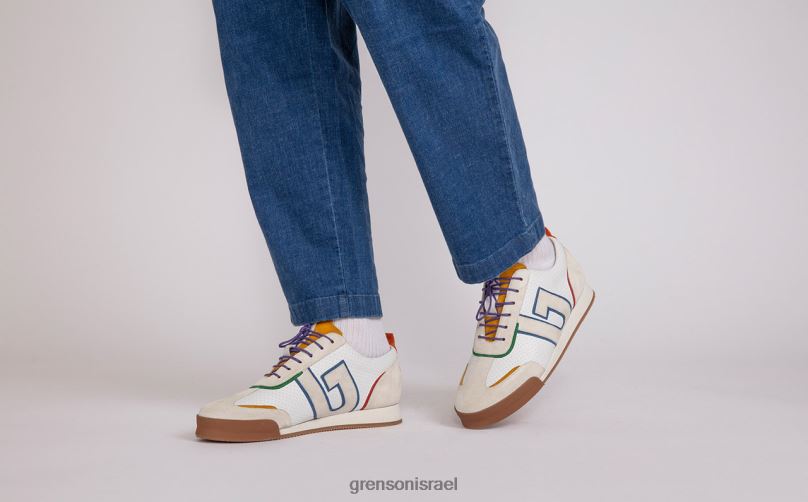 גברים מולטי לבן נעלי ספורט 51+ Grenson J4F4Z187 נעלי ספורט