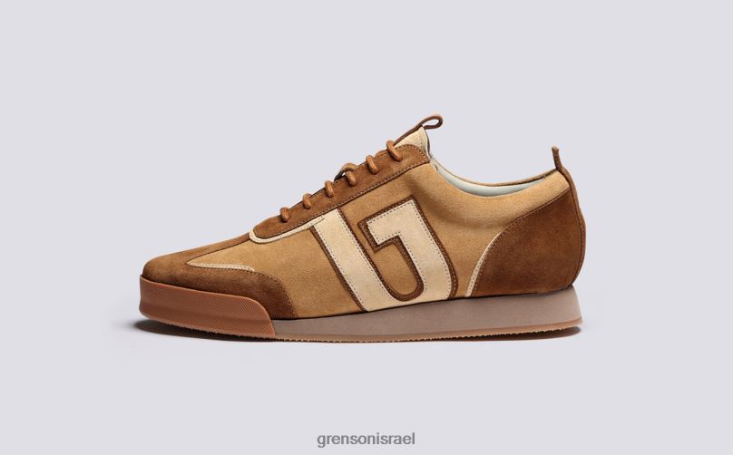 גברים חום/שמנת נעלי ספורט 51+ Grenson J4F4Z208 נעלי ספורט