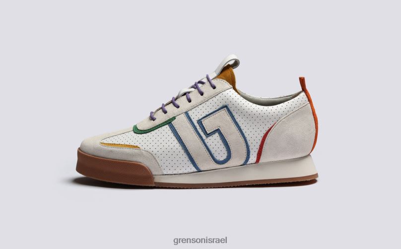 נשים מולטי לבן נעלי ספורט 51+ Grenson J4F4Z342 נעלי ספורט