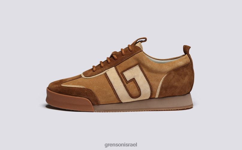 נשים קפה/שמנת נעלי ספורט 51+ Grenson J4F4Z362 נעלי ספורט