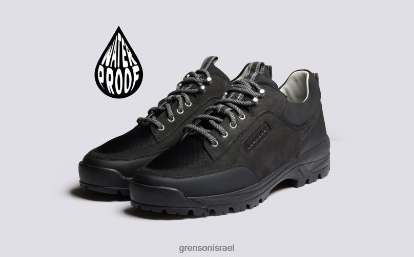 גברים שָׁחוֹר נעלי ספורט 54 Grenson J4F4Z62 מגפיים