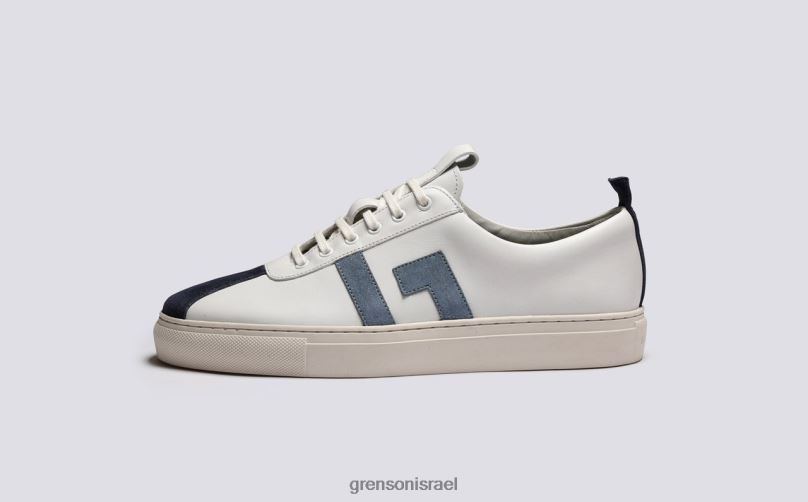 נשים לבן כחול נעלי ספורט 67 Grenson J4F4Z352 נעלי ספורט