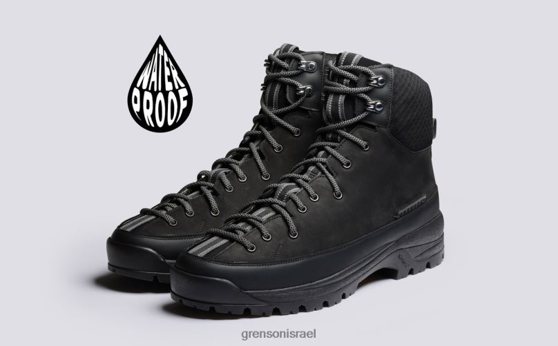 גברים שָׁחוֹר נעלי ספורט 71 Grenson J4F4Z42 מגפיים