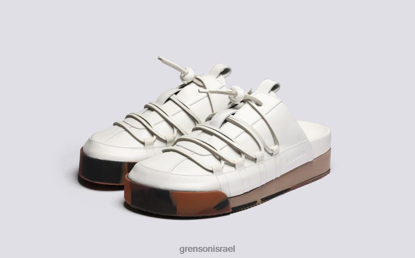 גברים לבן נעלי ספורט 75 Grenson J4F4Z201 נעלי ספורט