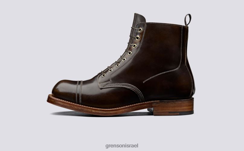 גברים אגוז כבוש נעל 9 Grenson J4F4Z40 מגפיים