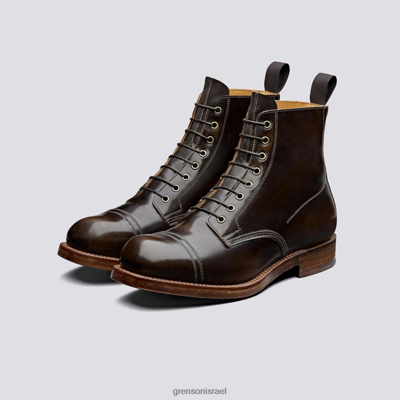 גברים אגוז כבוש נעל 9 Grenson J4F4Z40 מגפיים