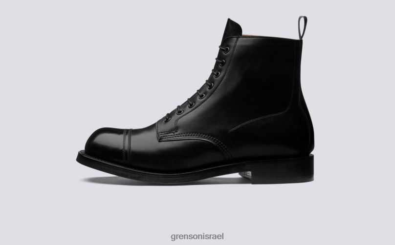 גברים שָׁחוֹר נעל 9 Grenson J4F4Z41 מגפיים