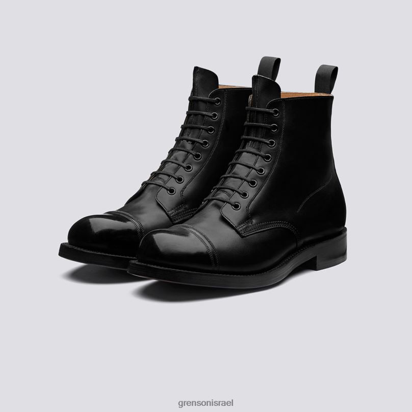 גברים שָׁחוֹר נעל 9 Grenson J4F4Z41 מגפיים