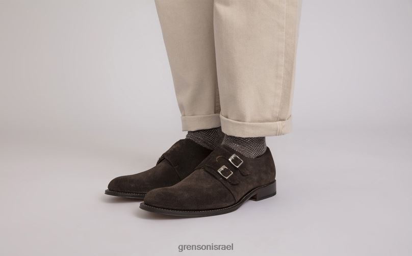 גברים חום כהה עליית גג Grenson J4F4Z101 נעליים רשמיות