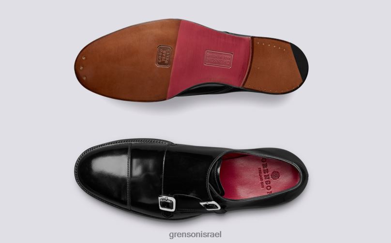 גברים שחור/ירקן הנברי Grenson J4F4Z106 נעליים רשמיות
