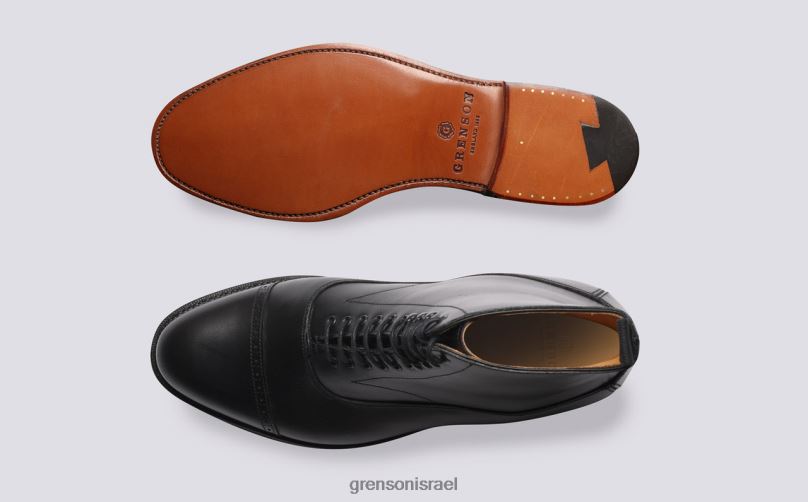 גברים שָׁחוֹר בלמורלי Grenson J4F4Z10 מגפיים