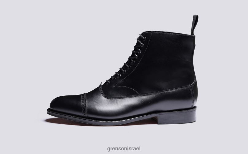 גברים שָׁחוֹר בלמורלי Grenson J4F4Z10 מגפיים