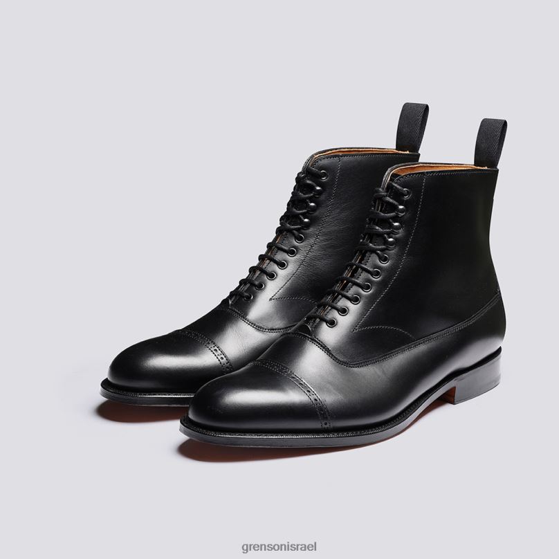 גברים שָׁחוֹר בלמורלי Grenson J4F4Z10 מגפיים