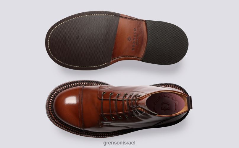 גברים חום דזמונד Grenson J4F4Z11 מגפיים