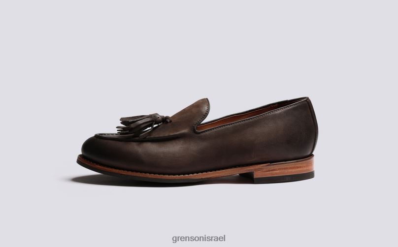 גברים הברקה חומה מרלין Grenson J4F4Z134 מוֹקָסִינִים