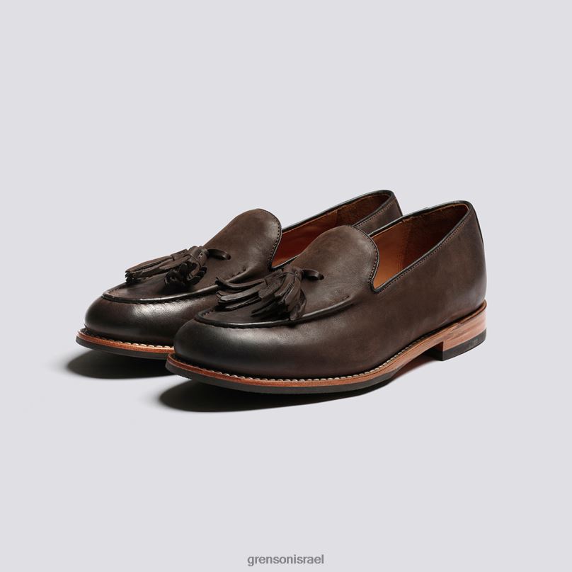גברים הברקה חומה מרלין Grenson J4F4Z134 מוֹקָסִינִים