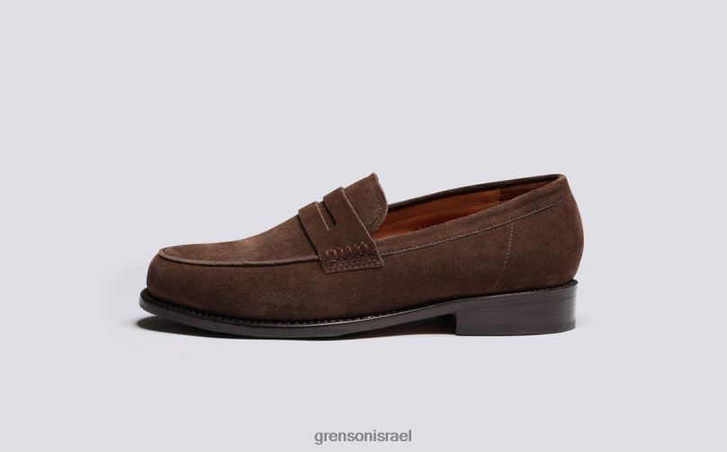 גברים חום כהה ג'גו Grenson J4F4Z139 מוֹקָסִינִים
