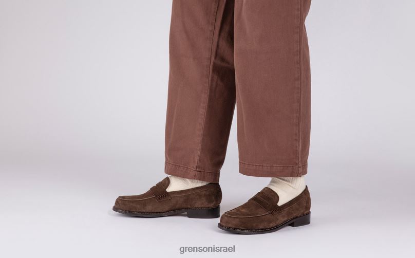 גברים חום כהה ג'גו Grenson J4F4Z139 מוֹקָסִינִים