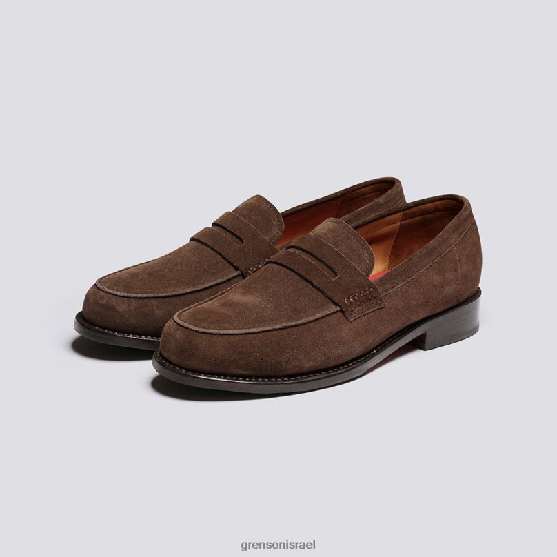 גברים חום כהה ג'גו Grenson J4F4Z139 מוֹקָסִינִים