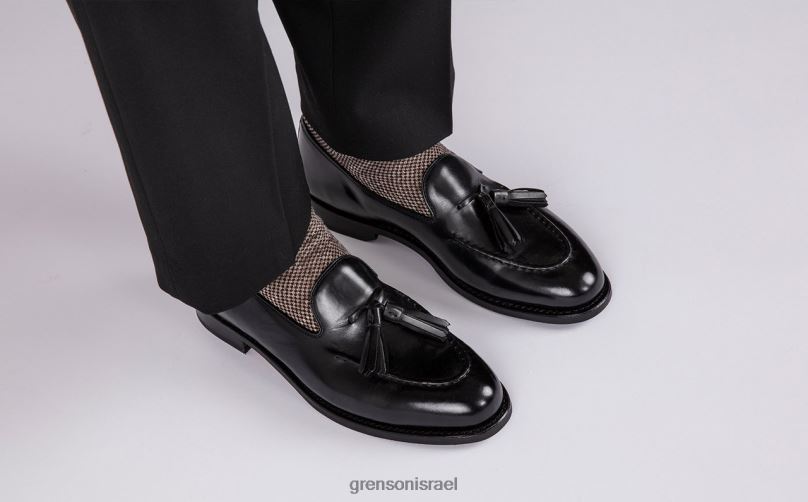גברים שָׁחוֹר מרל Grenson J4F4Z141 מוֹקָסִינִים