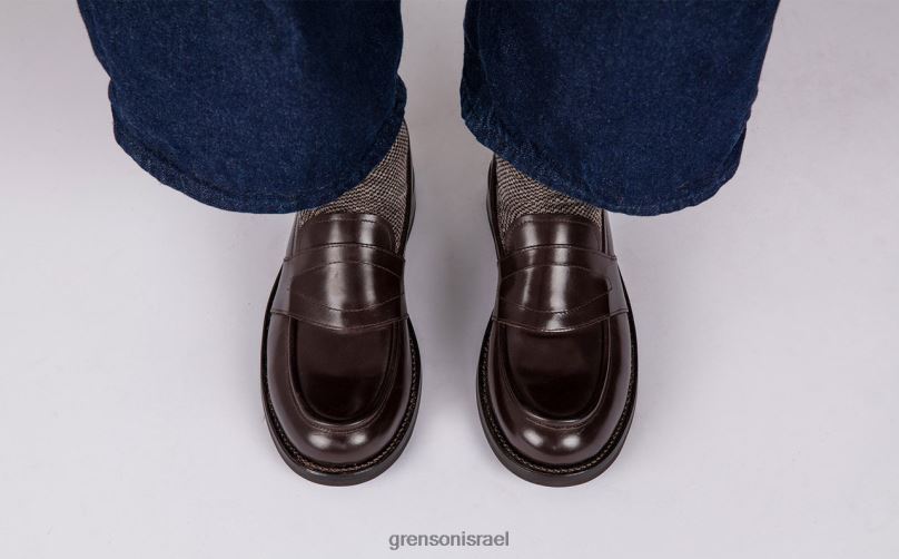 גברים חום ארני Grenson J4F4Z143 מוֹקָסִינִים