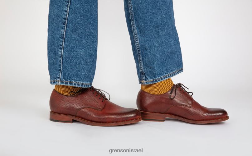 גברים לְהִשְׁתַזֵף קָצָר Grenson J4F4Z145 נעלי דרבי