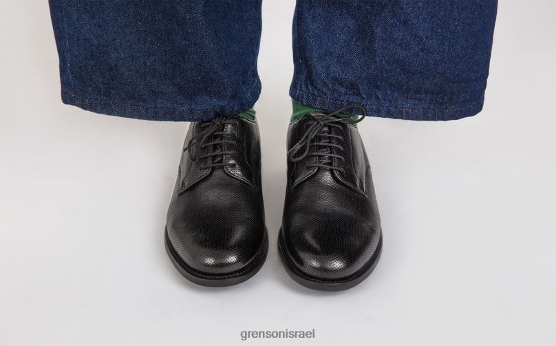 גברים שָׁחוֹר קָצָר Grenson J4F4Z146 נעלי דרבי