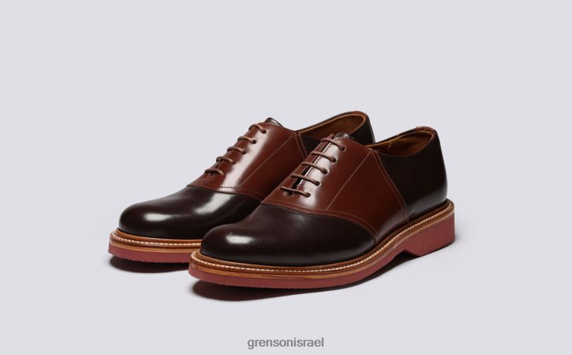 גברים שזוף/חום בלמי Grenson J4F4Z147 נעלי דרבי