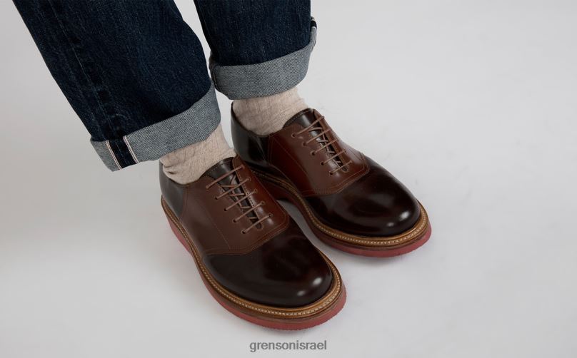 גברים שזוף/חום בלמי Grenson J4F4Z147 נעלי דרבי