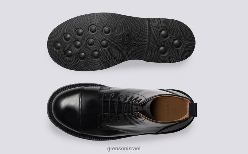 גברים שָׁחוֹר דזמונד Grenson J4F4Z14 מגפיים