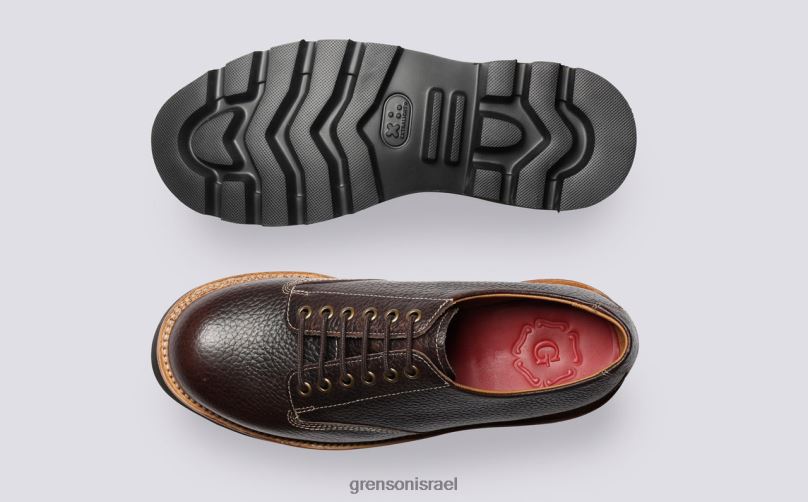 גברים חום כהה קאלן Grenson J4F4Z150 נעלי דרבי
