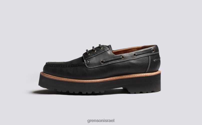 גברים שָׁחוֹר דמפסי Grenson J4F4Z152 נעלי דרבי