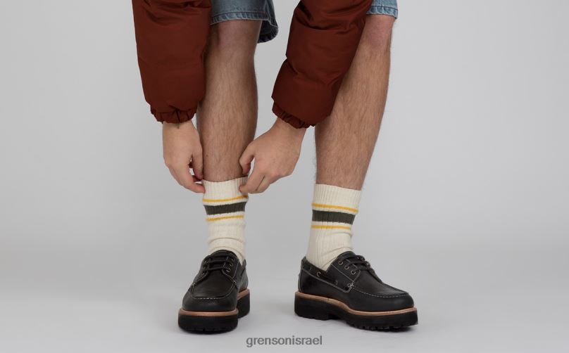 גברים שָׁחוֹר דמפסי Grenson J4F4Z152 נעלי דרבי