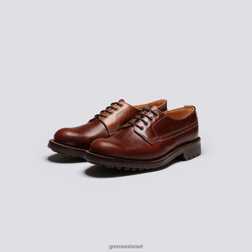 גברים חום כהה מְנַצֵחַ Grenson J4F4Z155 נעלי דרבי