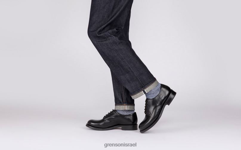 גברים שָׁחוֹר דריל Grenson J4F4Z158 נעלי דרבי