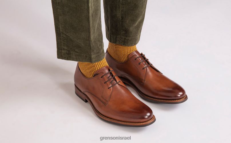 גברים לְהִשְׁתַזֵף גרדנר Grenson J4F4Z159 נעלי דרבי