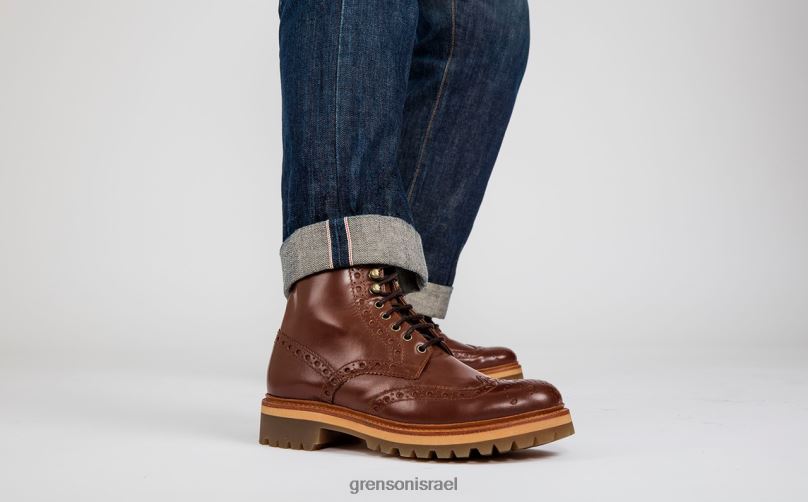 גברים לְהִשְׁתַזֵף פרד Grenson J4F4Z15 מגפיים