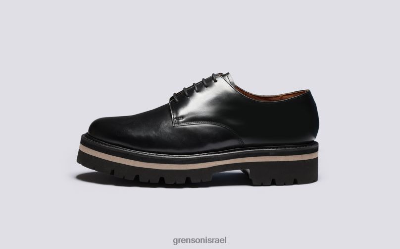 גברים שָׁחוֹר קָצָר Grenson J4F4Z160 נעלי דרבי