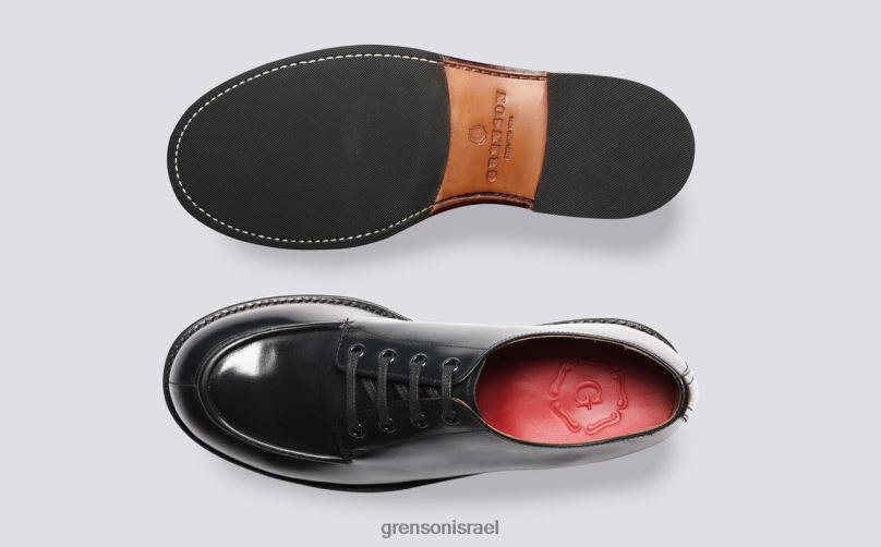 גברים שָׁחוֹר אריק Grenson J4F4Z162 נעלי דרבי