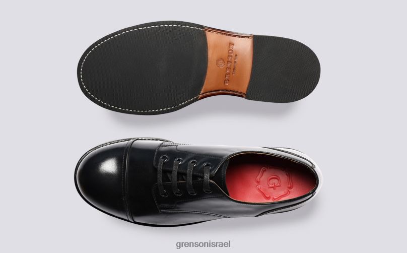 גברים שָׁחוֹר קית' Grenson J4F4Z163 נעלי דרבי