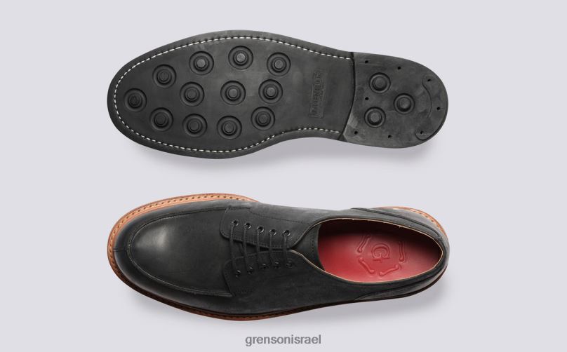 גברים שָׁחוֹר מק Grenson J4F4Z165 נעלי דרבי