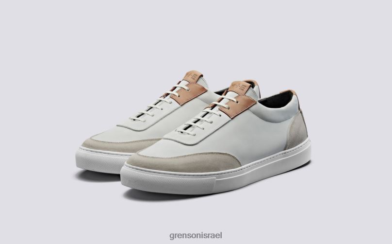 גברים לבן כלומר נַעַל הִתעַמְלוּת Grenson J4F4Z169 נעלי ספורט